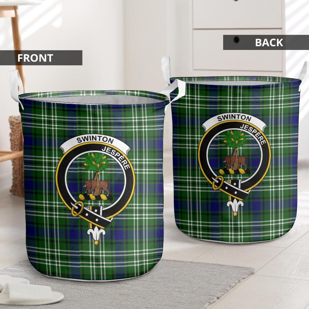 Swinton Tartan Crest Laundry Basket