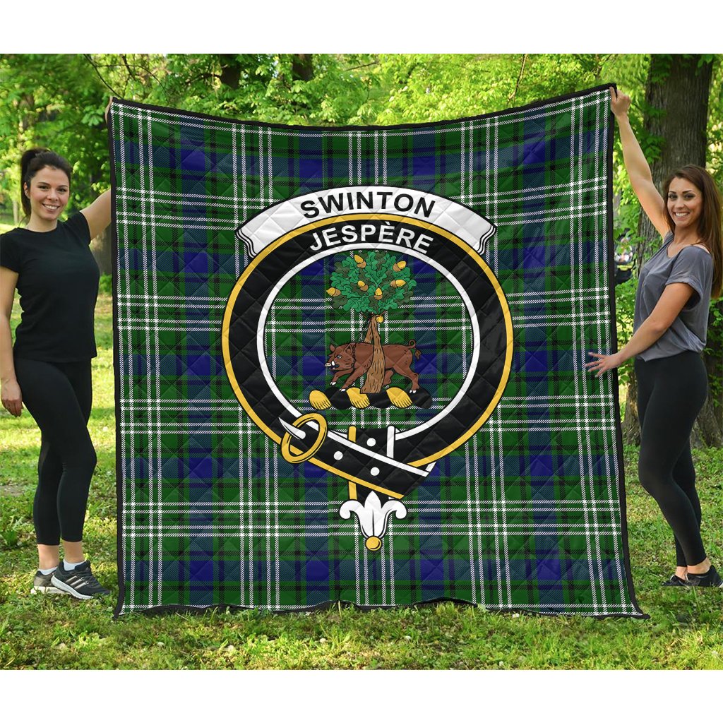 Swinton Tartan Crest Quilt