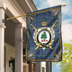 Cooper Ancient Tartan Crest 2 Garden Flag - Celtic Thistle Style