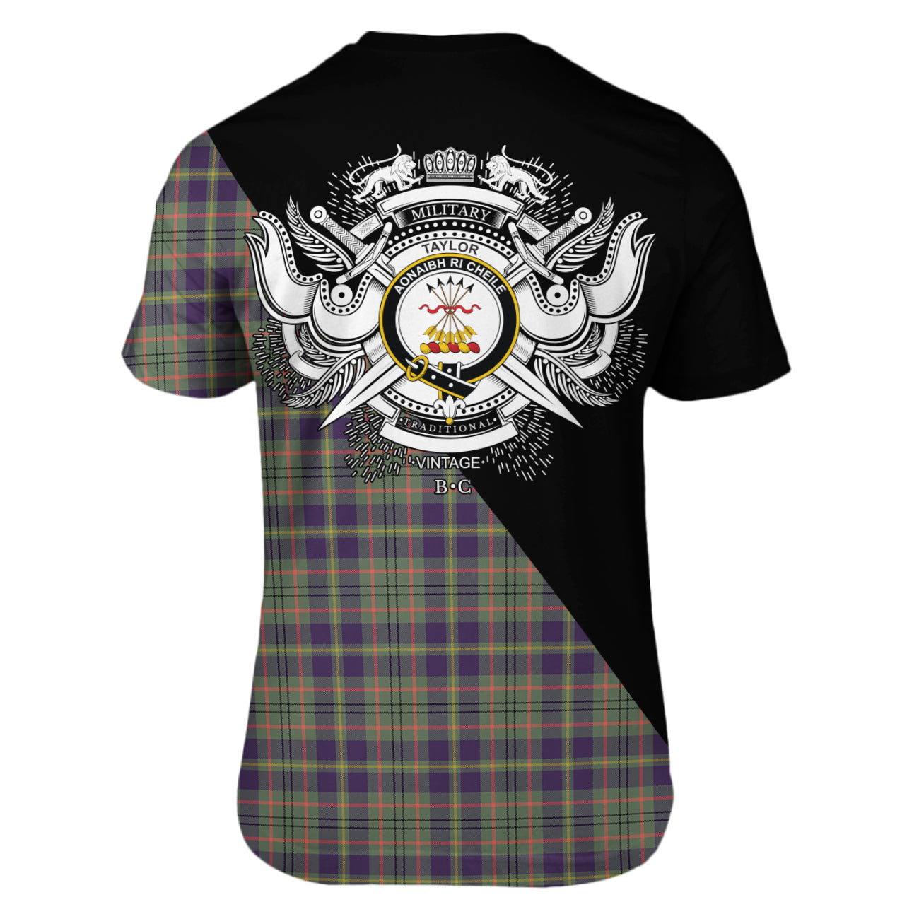 Taylor Weathered Tartan - Military T-Shirt SP