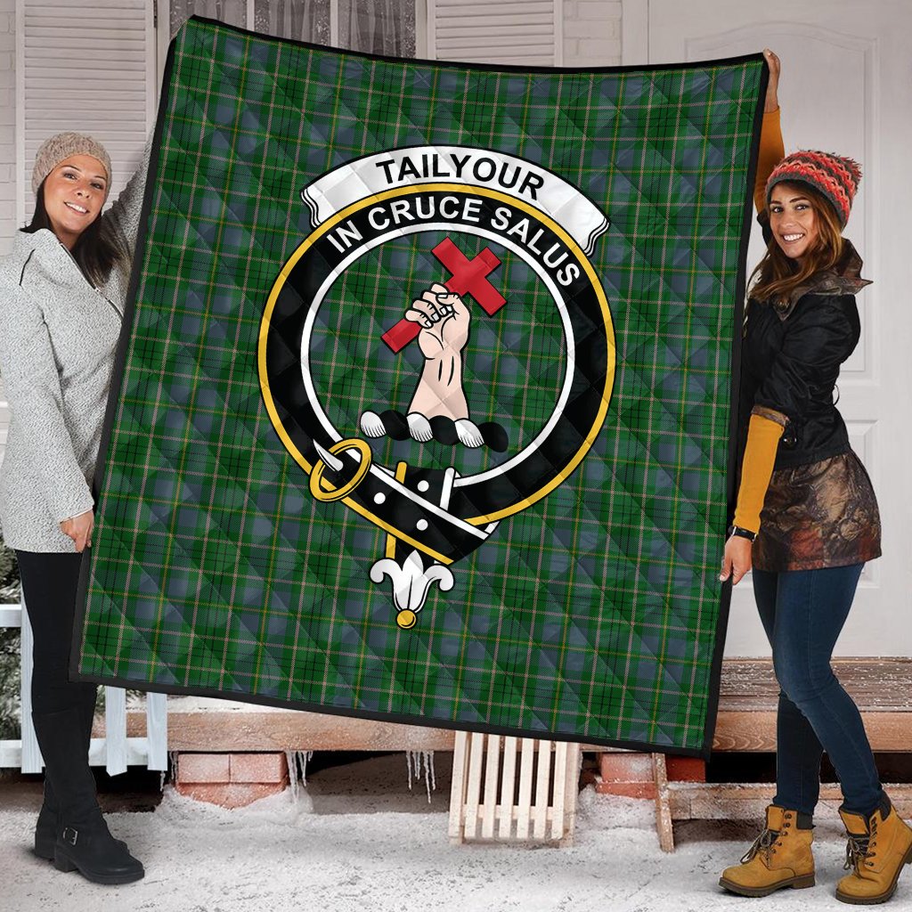 Taylor Tartan Crest Quilt