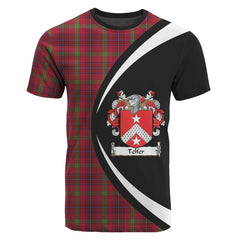 Telfer Tartan Crest T-Shirt Circle Style