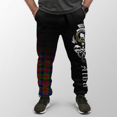 Tennant Tartan Crest Jogger Sweatpants - Alba Celtic Style