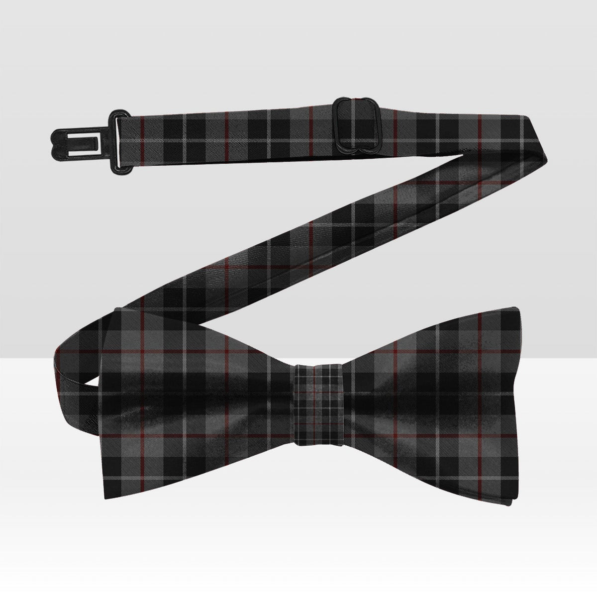 Thompson Grey Tartan Bow Tie