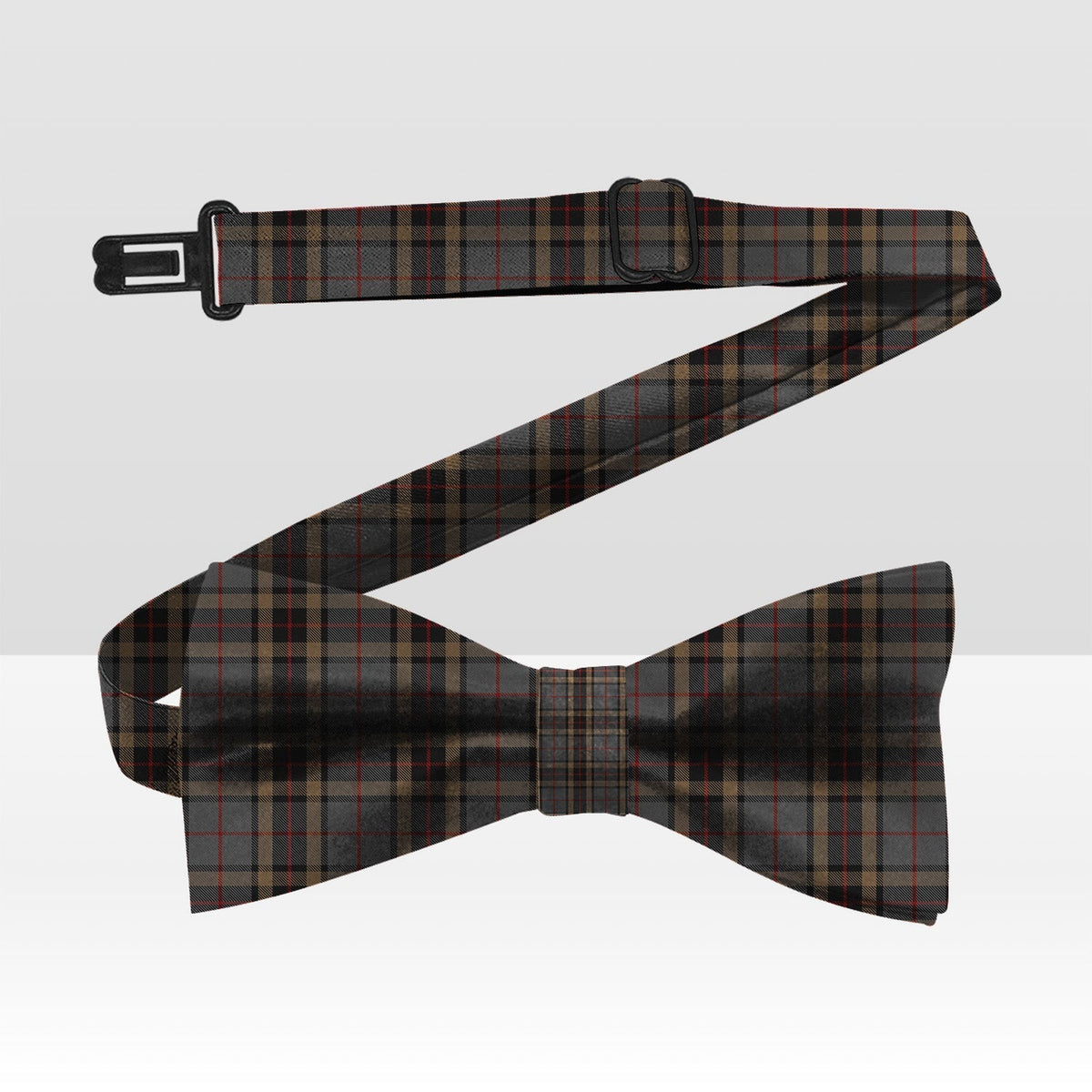 Thompson Special Grey Tartan Bow Tie