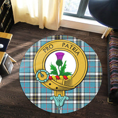 Thomson Tartan Crest Round Rug