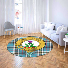 Thomson Tartan Crest Round Rug