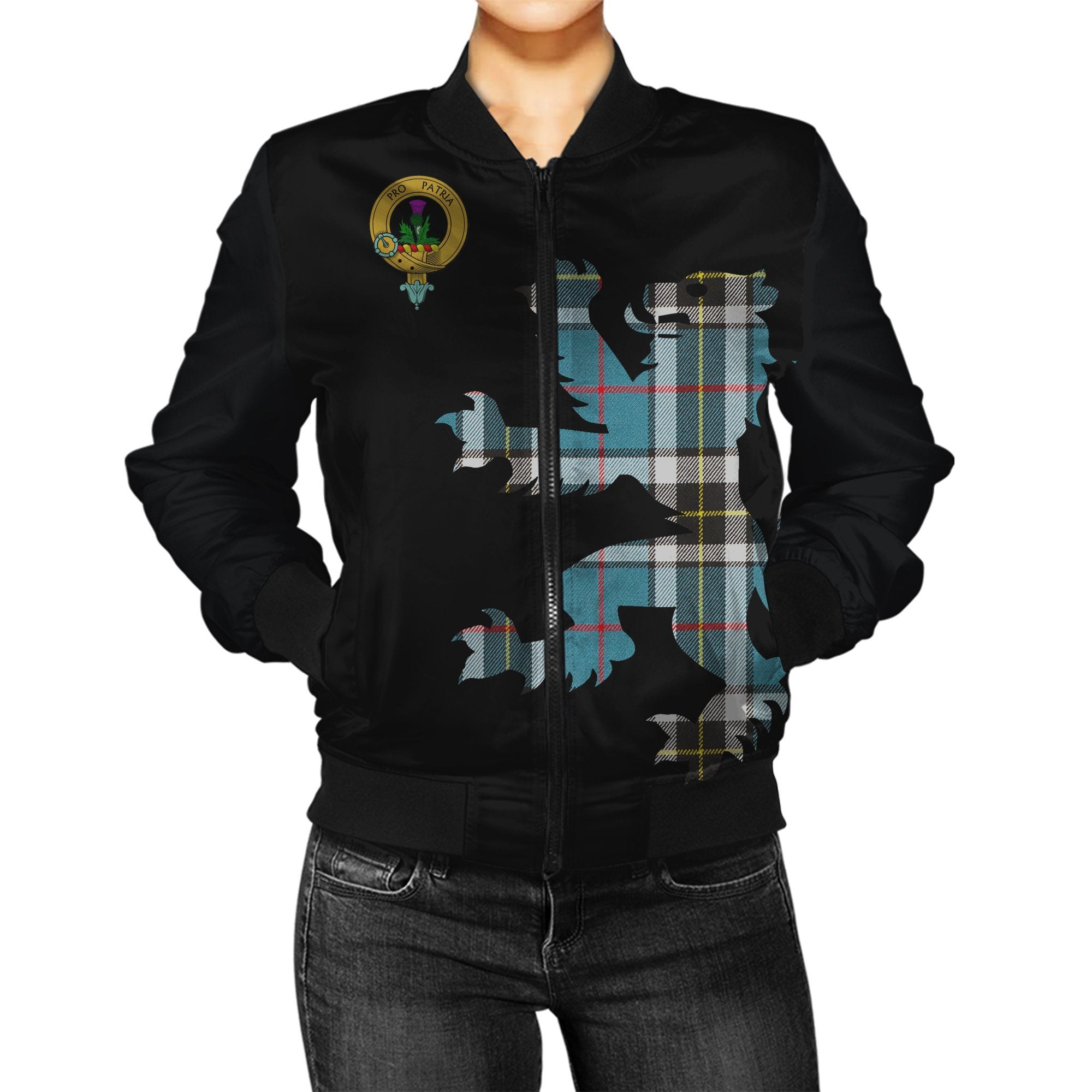 Thomson Tartan Bomber Jacket Lion & Thistle