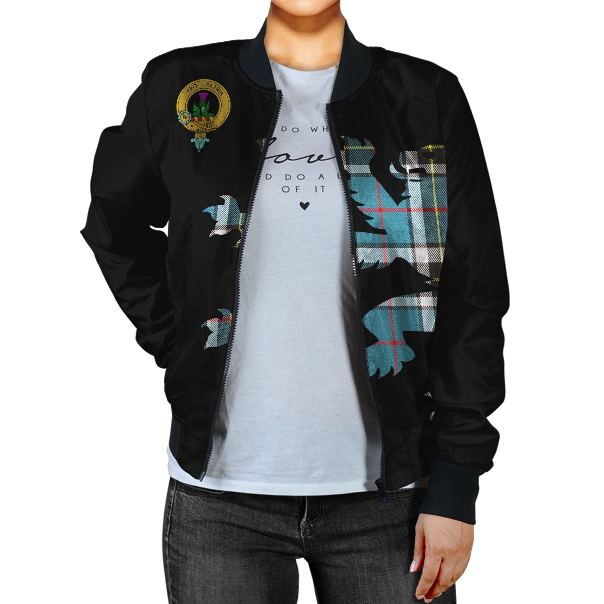 Thomson Tartan Bomber Jacket Lion & Thistle