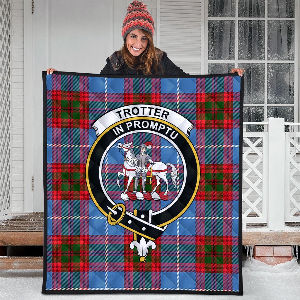 Trotter Tartan Crest Quilt