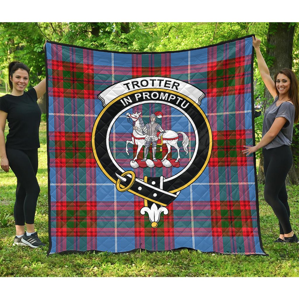 Trotter Tartan Crest Quilt