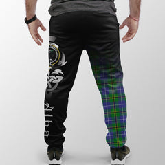 Turnbull Hunting Tartan Crest Jogger Sweatpants - Alba Celtic Style