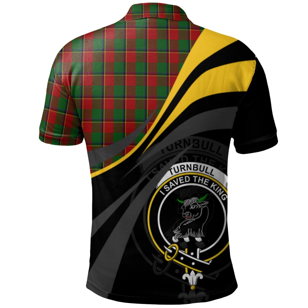 Turnbull Dress Tartan Polo Shirt - Royal Coat Of Arms Style