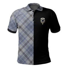 Tweedie Tartan Polo Shirt Half of Me - Cross Style