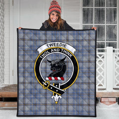 Tweedie Tartan Crest Quilt