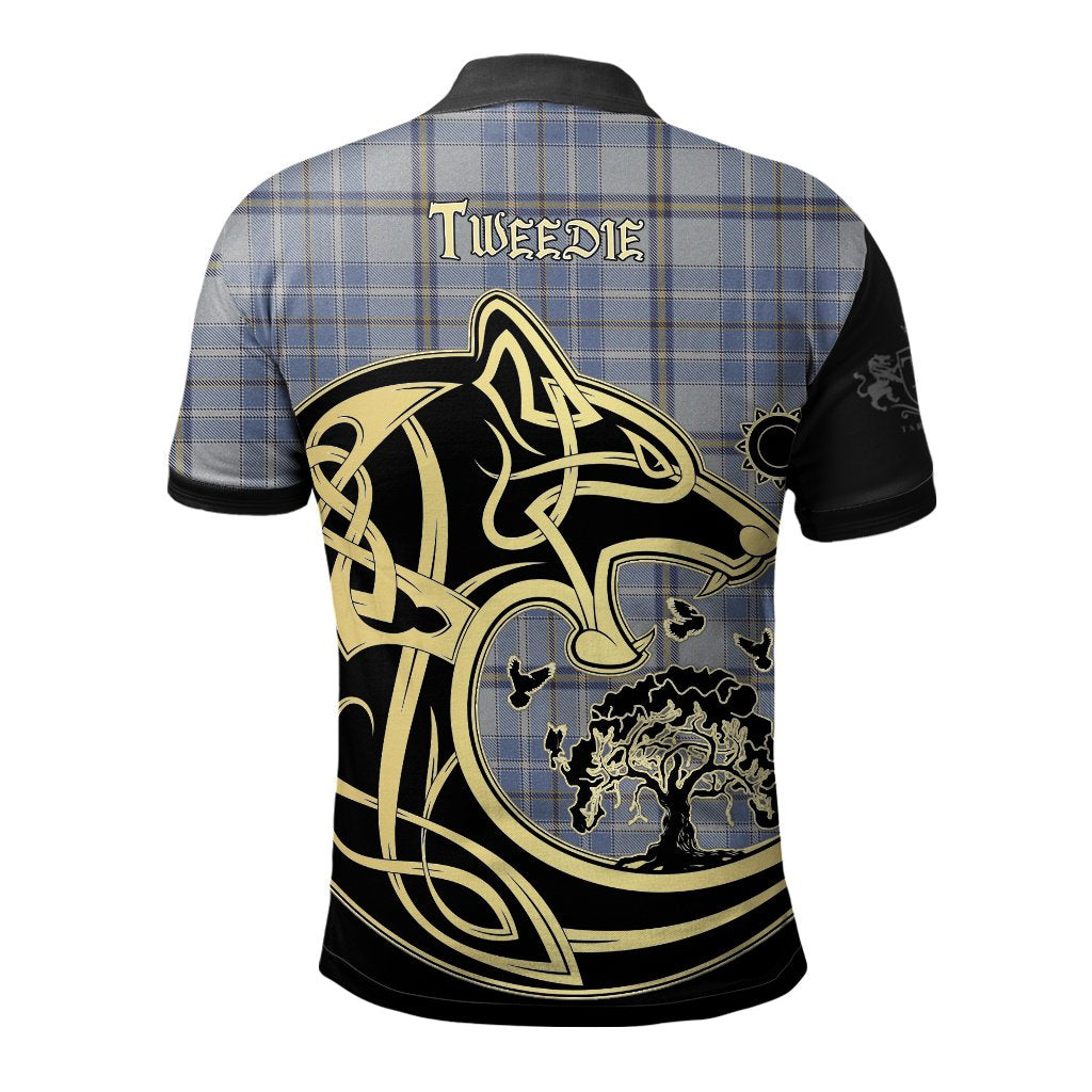 Tweedie Tartan Polo Shirt Viking Wolf