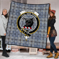 Tweedie Tartan Crest Quilt