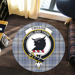 Tweedie Tartan Crest Round Rug