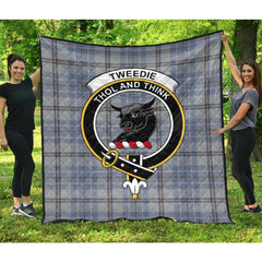 Tweedie Tartan Crest Quilt