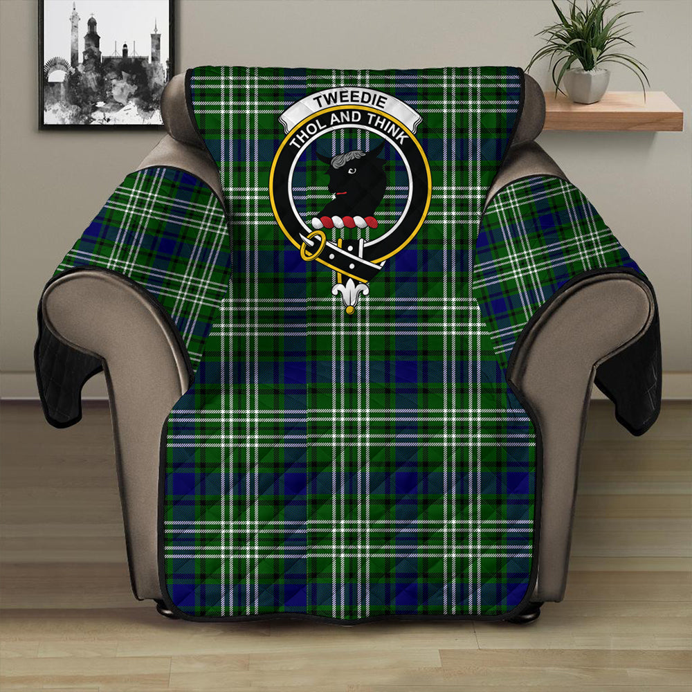 Tweedside District Tartan Crest Sofa Protector