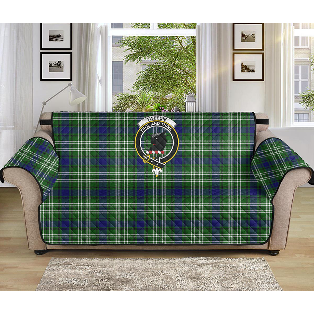 Tweedside District Tartan Crest Sofa Protector