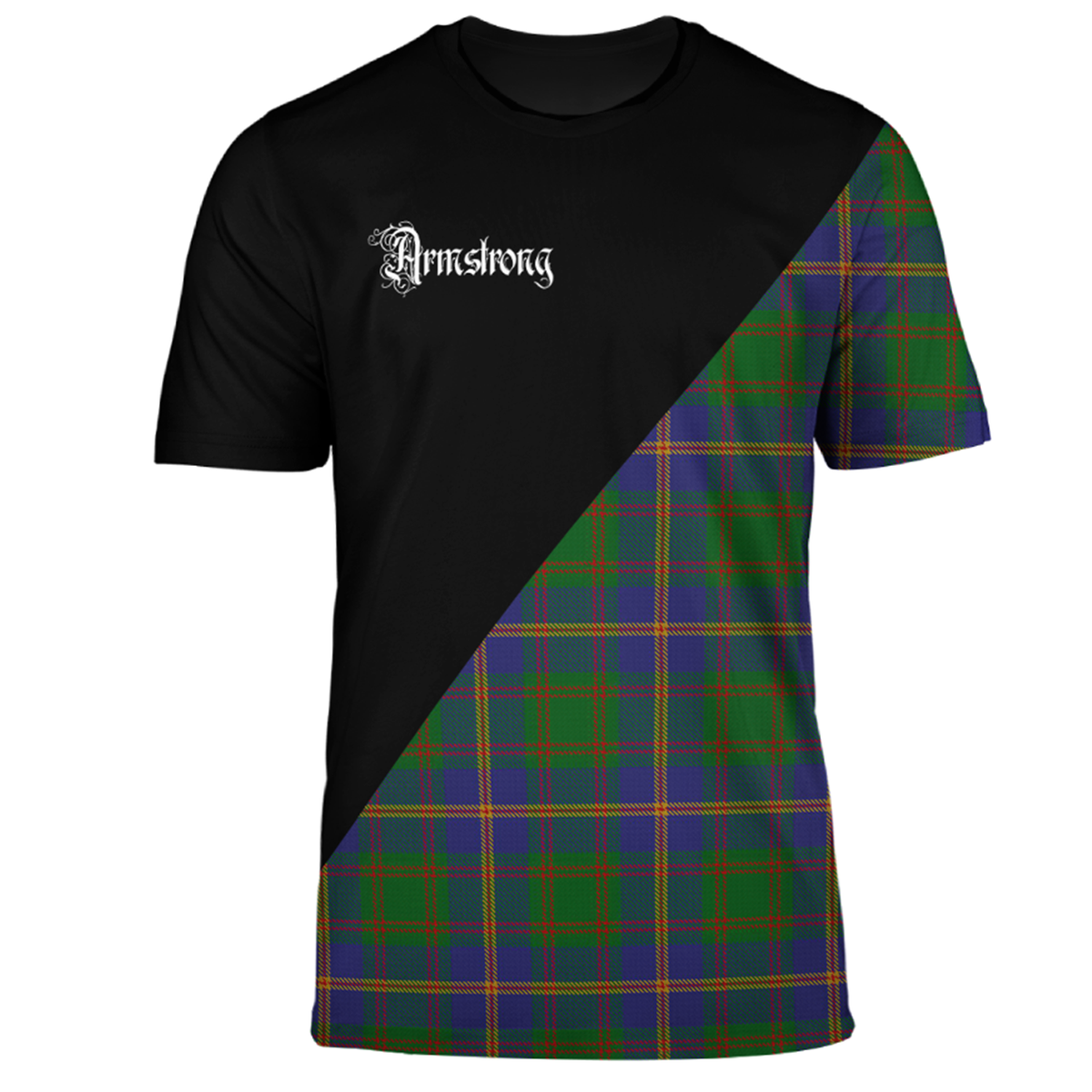 Armstrong US Marine Corps Tartan - Military T-Shirt