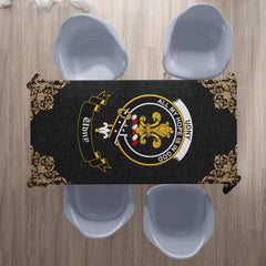 Udny Crest Tablecloth - Black Style