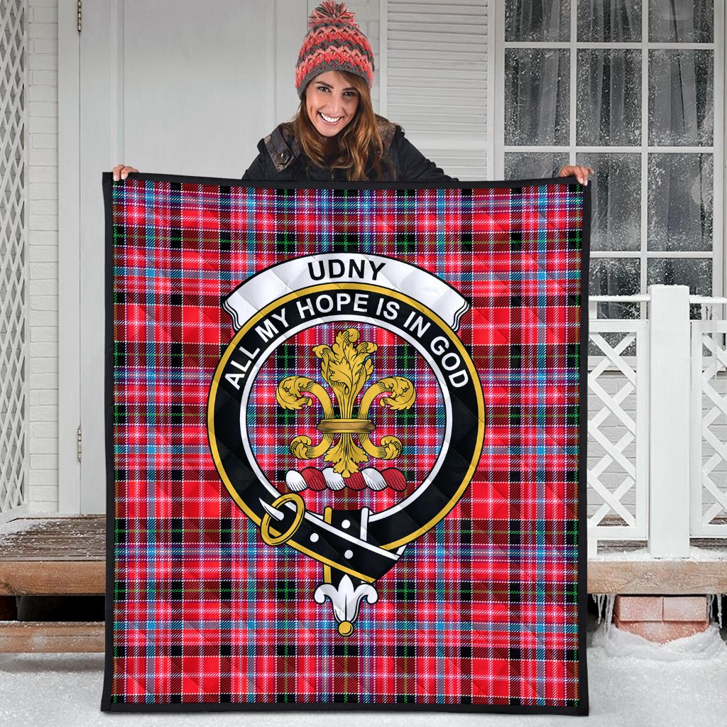 Udny Tartan Crest Quilt