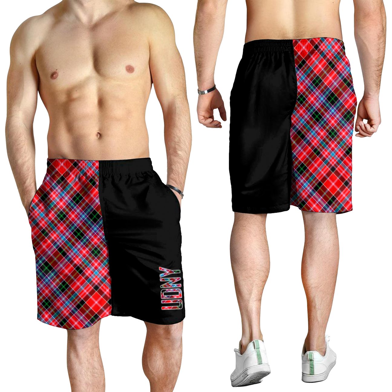 Udny Tartan Crest Men's Short - Cross Style