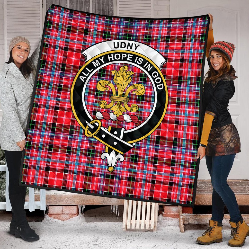 Udny Tartan Crest Quilt