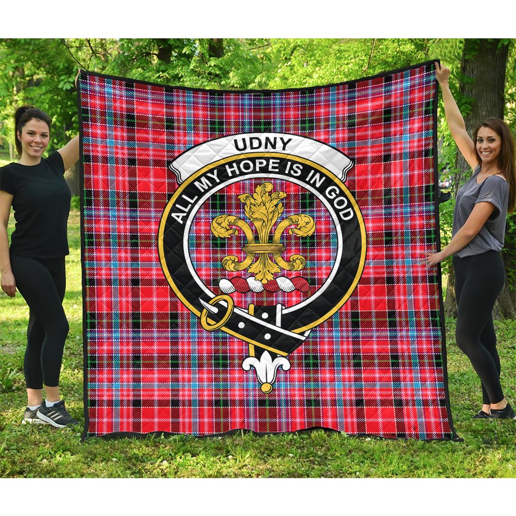 Udny Tartan Crest Quilt