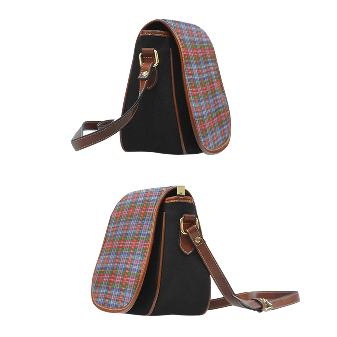 Unnamed Tartan Saddle Handbags