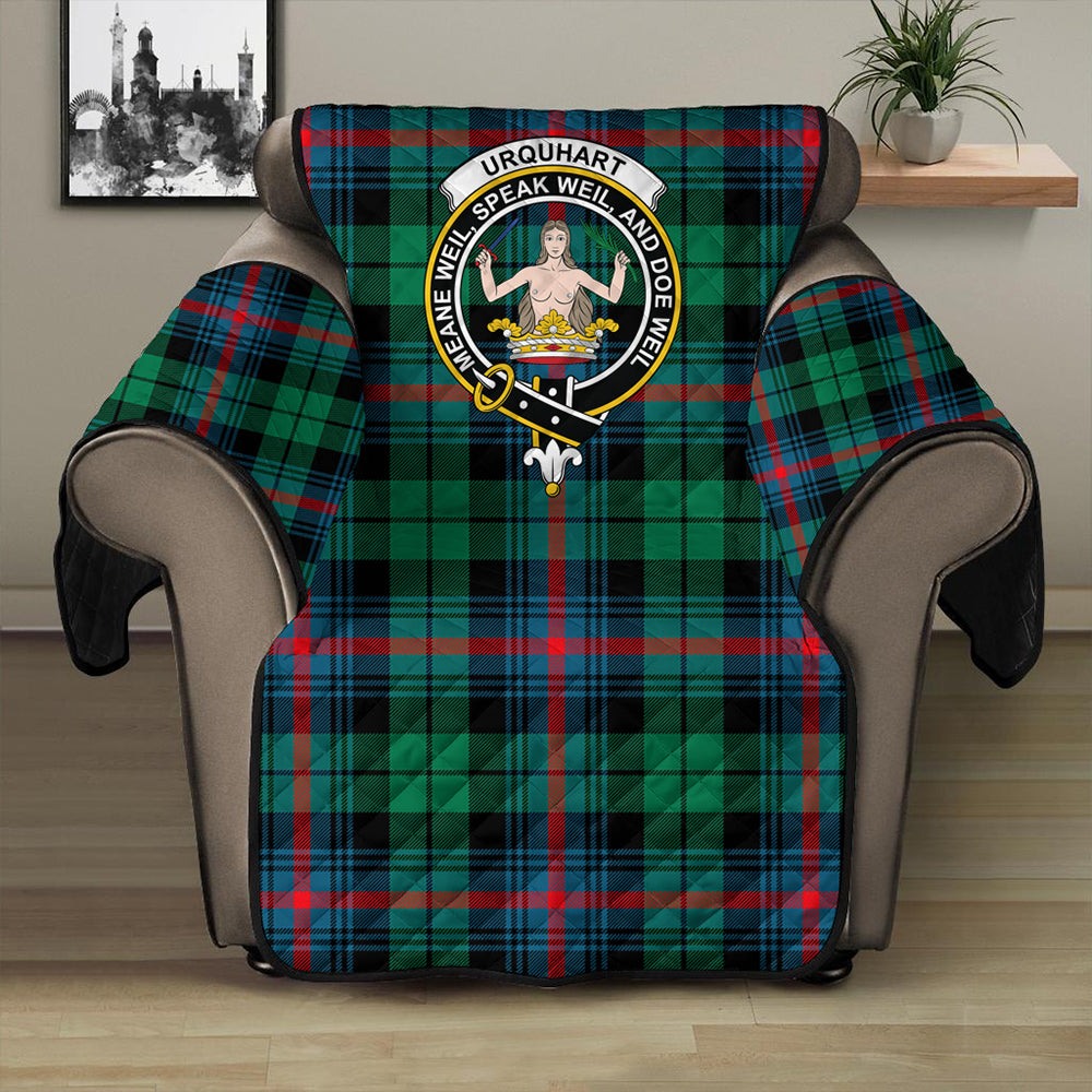 Urquhart Broad Red Ancient Tartan Crest Sofa Protector