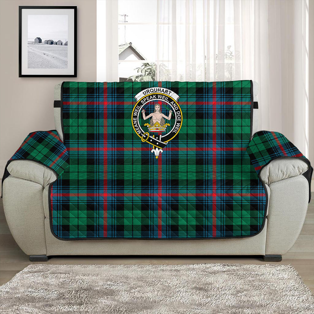 Urquhart Broad Red Ancient Tartan Crest Sofa Protector