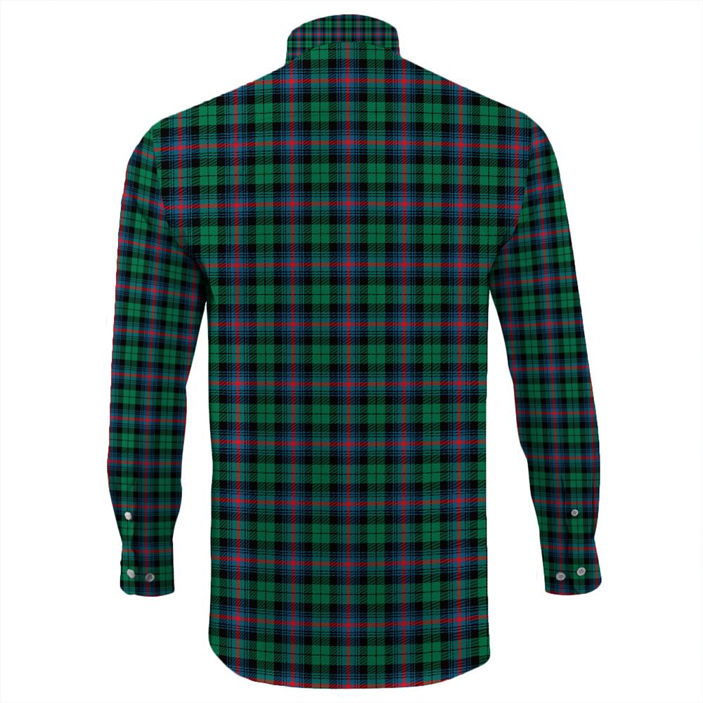 Urquhart Broad Red Ancient Tartan Long Sleeve Button Shirt