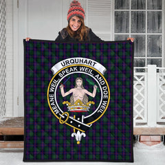 Urquhart Tartan Crest Quilt