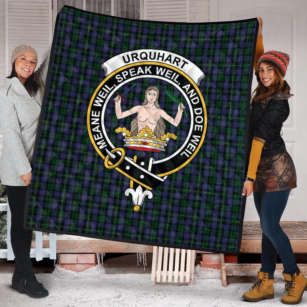 Urquhart Brydon Tartan Crest Quilt