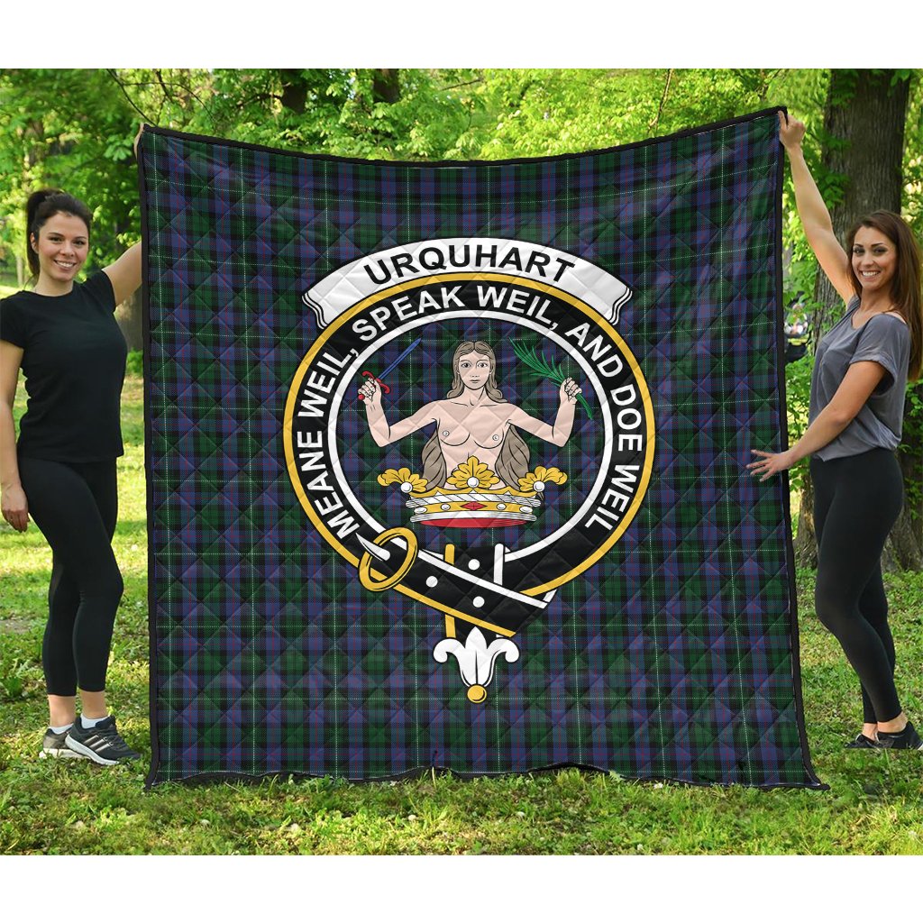 Urquhart Brydon Tartan Crest Quilt