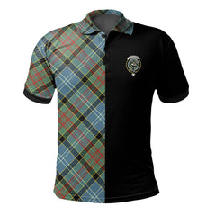 Walkinshaw Tartan Polo Shirt Half of Me - Cross Style