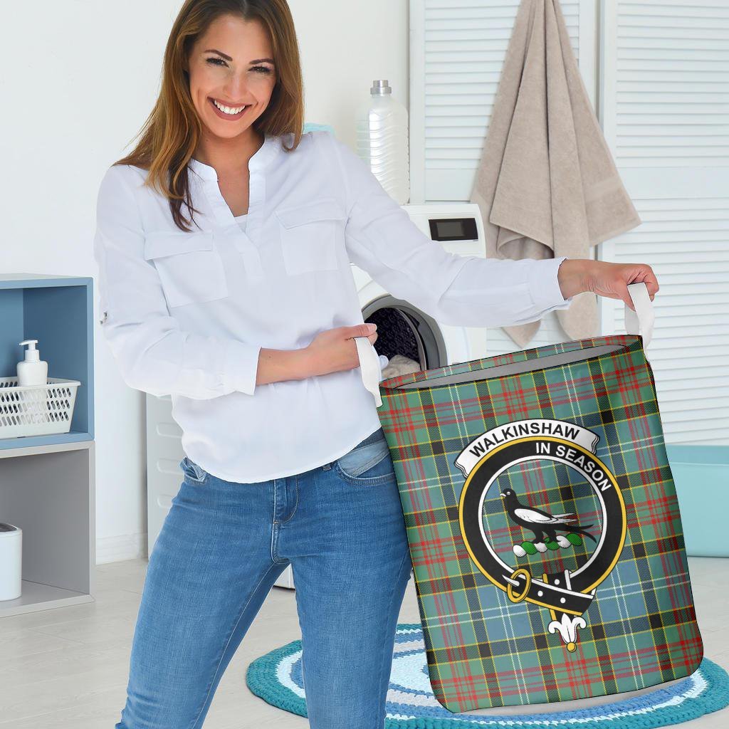 Walkinshaw Tartan Crest Laundry Basket