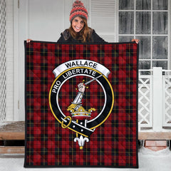 Wallace Tartan Crest Quilt