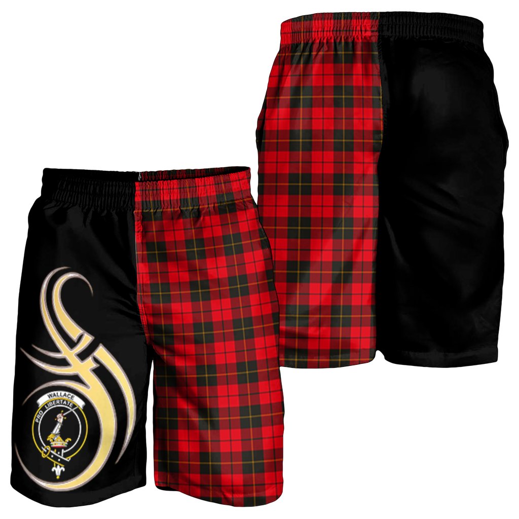 Wallace Weathered Tartan Crest Men's Short PM8