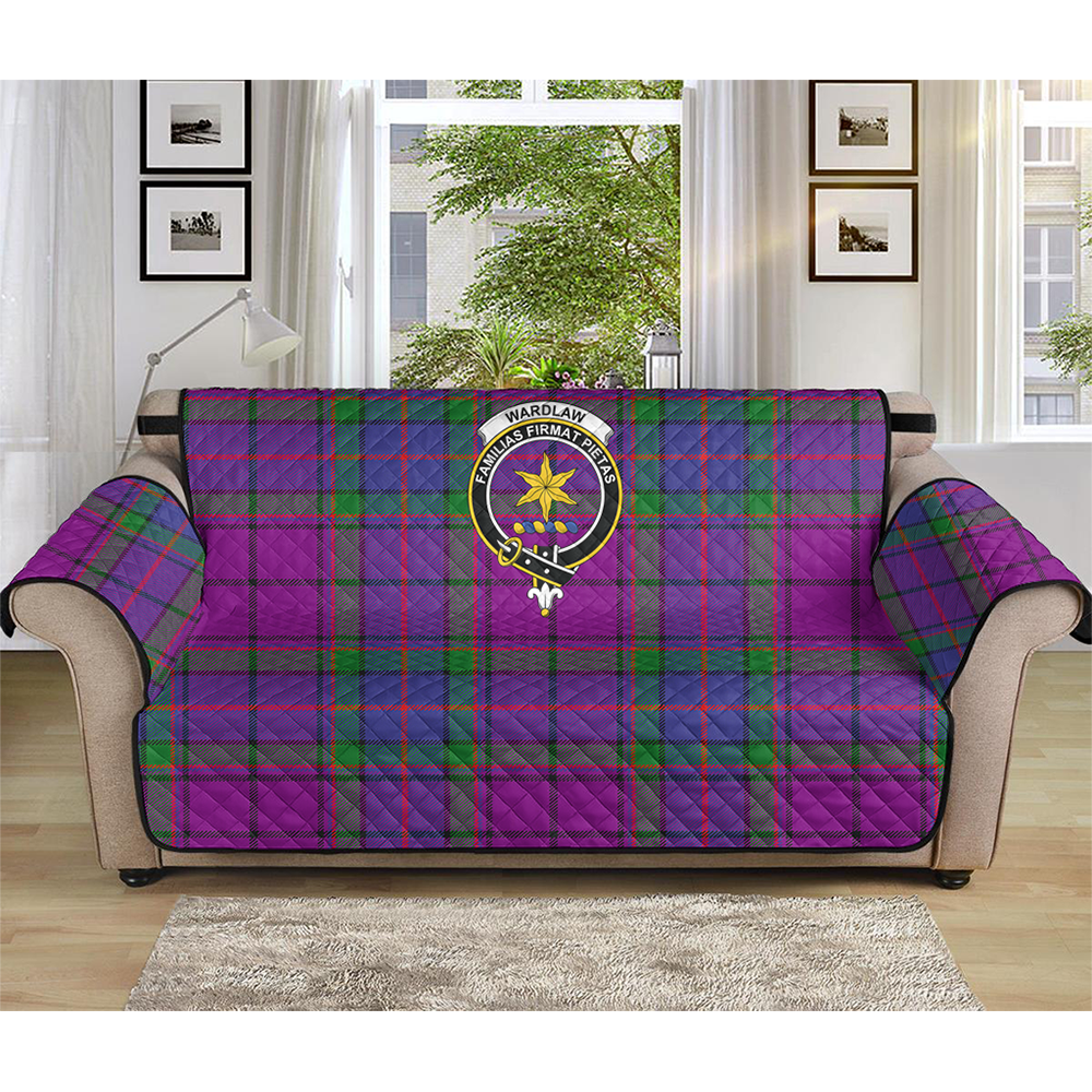 Wardlaw Modern Tartan Crest Sofa Protector