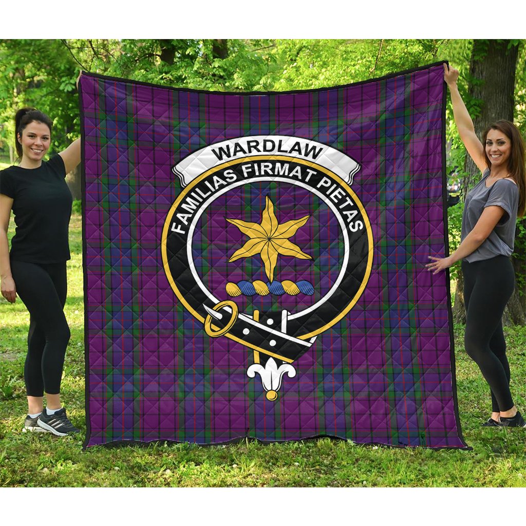 Wardlaw Tartan Crest Quilt