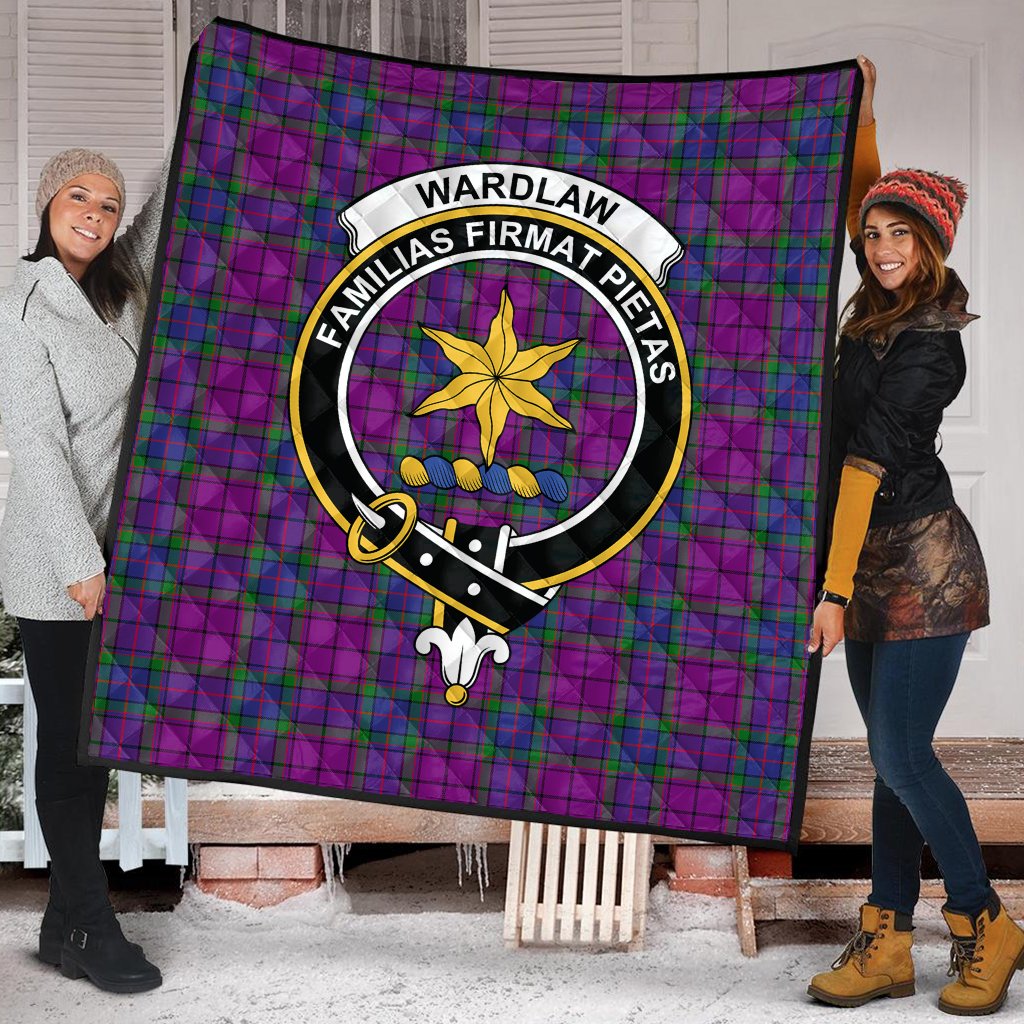 Wardlaw Modern Tartan Crest Quilt