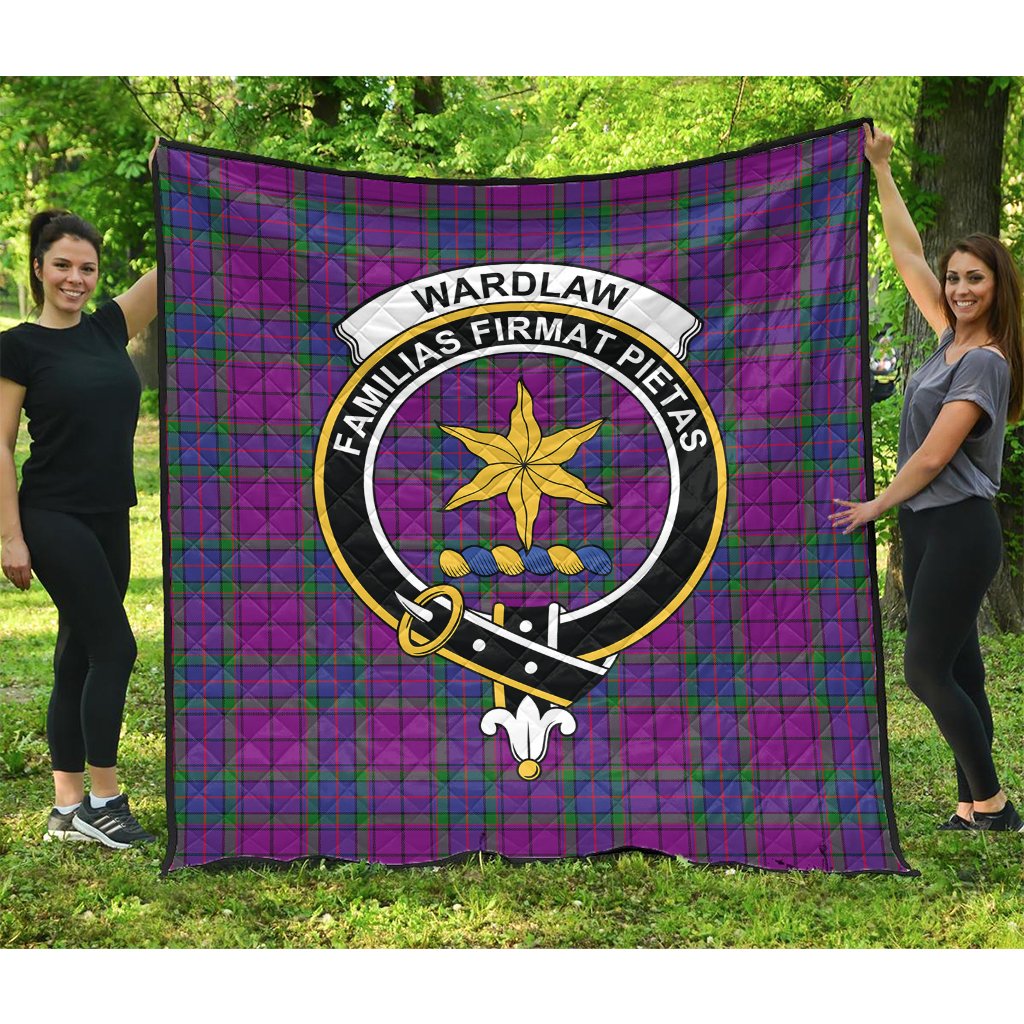 Wardlaw Modern Tartan Crest Quilt