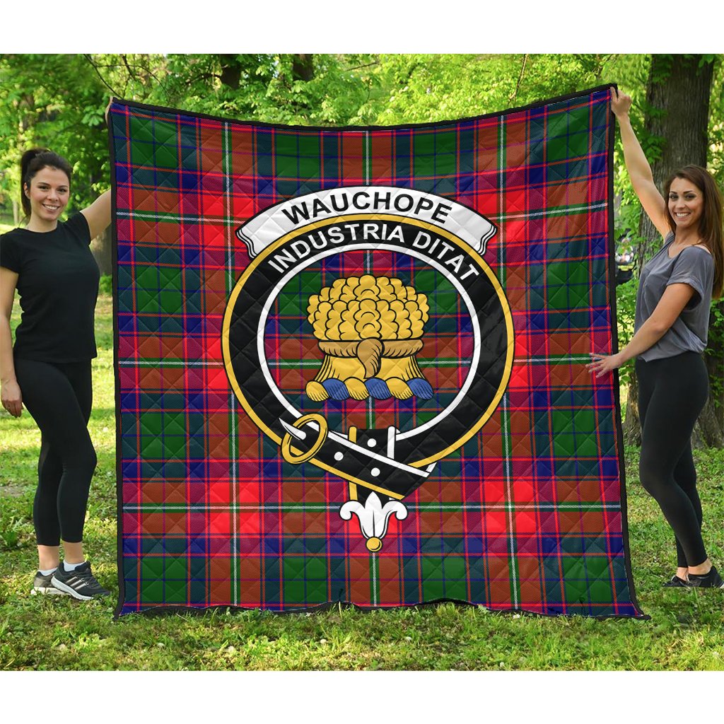 Wauchope Tartan Crest Quilt