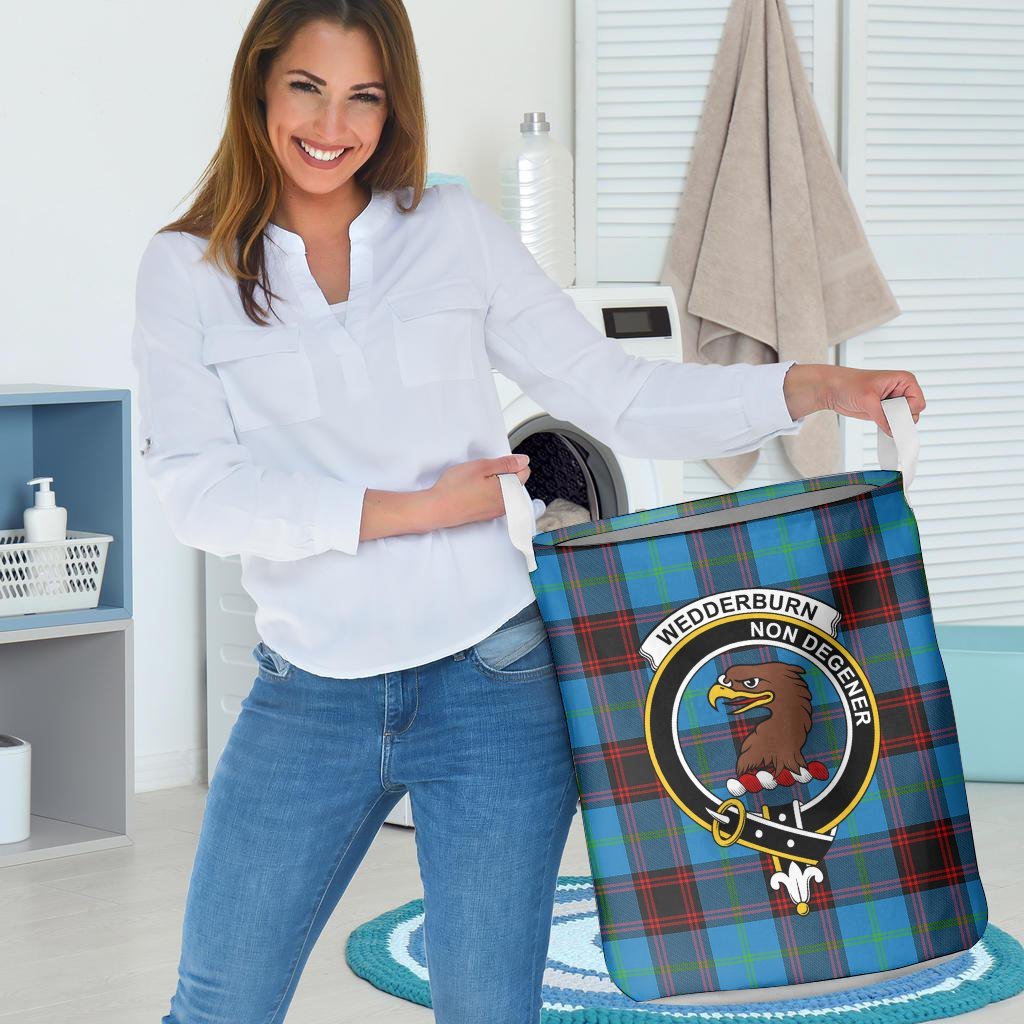 Wedderburn Tartan Crest Laundry Basket