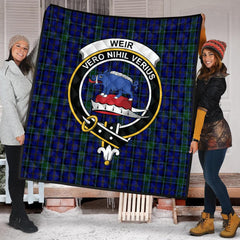 Weir Tartan Crest Quilt