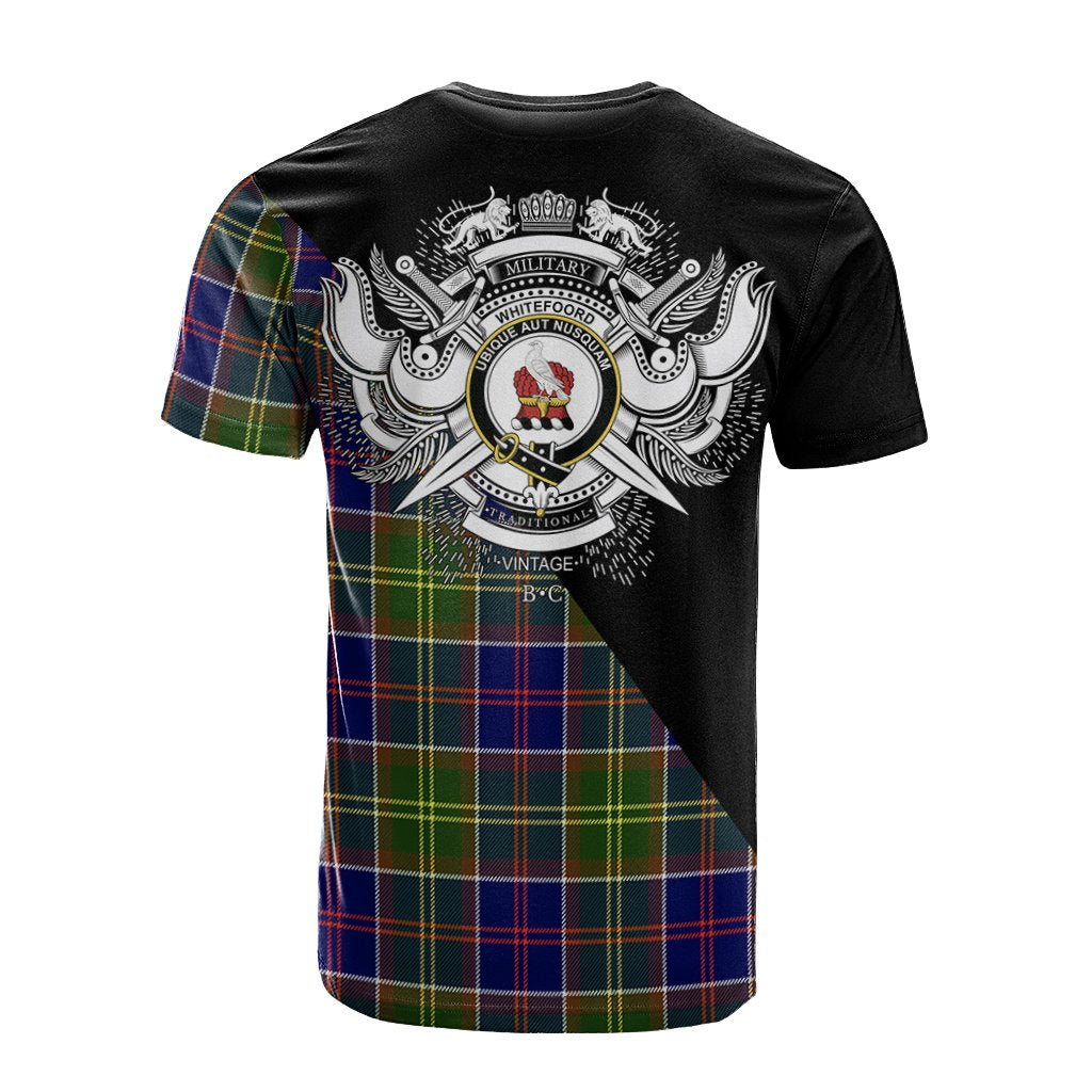 Whitefoord Modern Tartan - Military T-Shirt